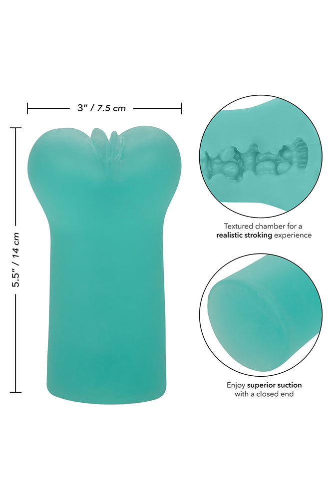 Cal Exotics - Cheap Thrills - The Mermaid Stroker - Blue - Stag Shop