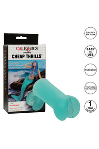 Thumbnail for Cal Exotics - Cheap Thrills - The Mermaid Stroker - Blue - Stag Shop