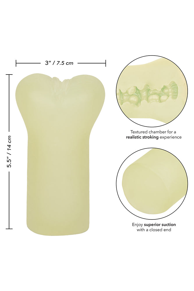 Cal Exotics - Cheap Thrills - The Phantom Girl Stroker - Glow in the Dark - Stag Shop