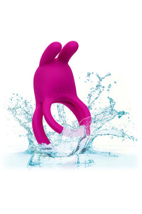 Thumbnail for Cal Exotics - Closer - Touch Rechargeable Rabbit Cock Ring With Taint Tickler - Stag Shop