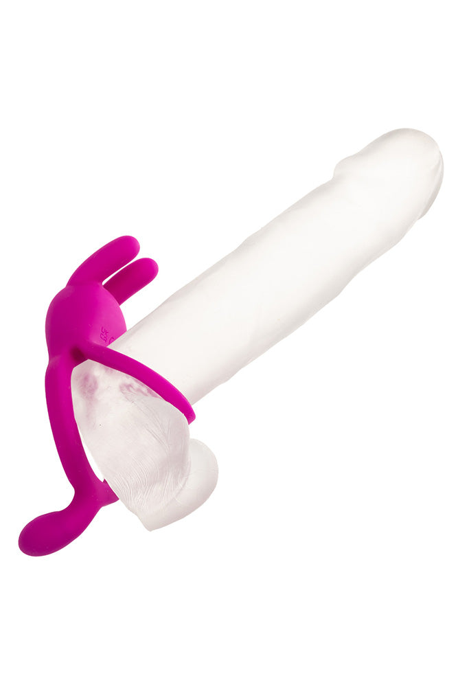 Cal Exotics - Closer - Touch Rechargeable Rabbit Cock Ring With Taint Tickler - Stag Shop