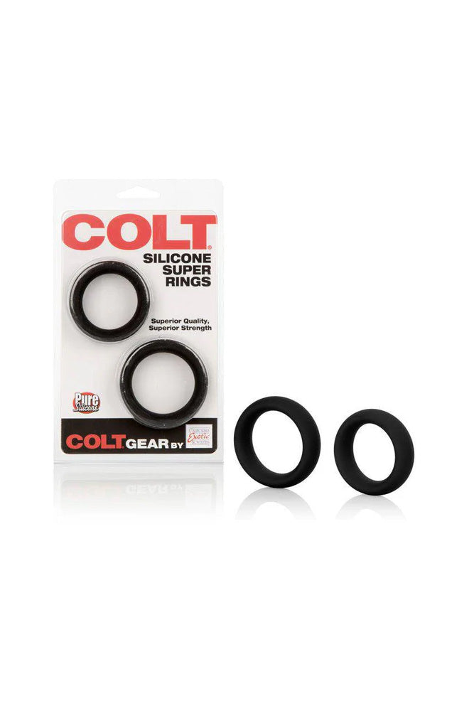 Cal Exotics - Colt - Silicone Super Rings - Black - Stag Shop