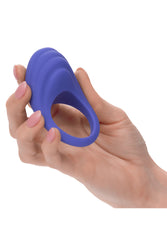 Cal Exotics - Connect - Couples Ring Vibrating Cock Ring With App Control - Blue - Stag Shop