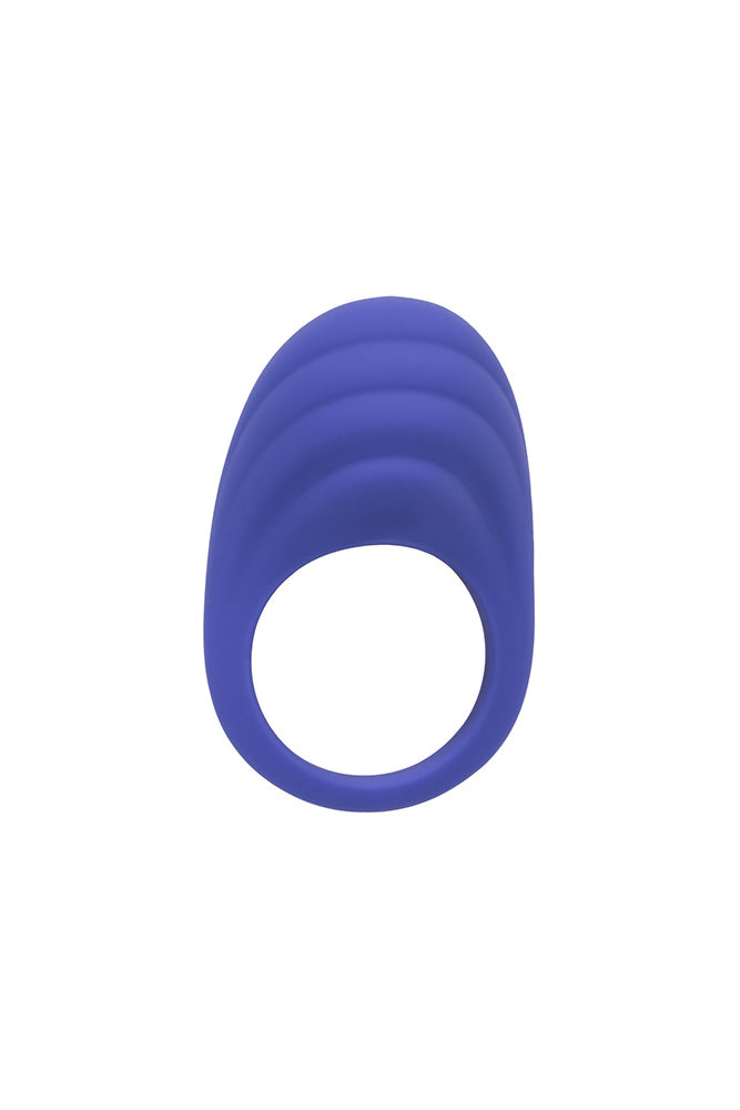 Cal Exotics - Connect - Couples Ring Vibrating Cock Ring With App Control - Blue - Stag Shop