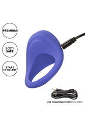 Cal Exotics - Connect - Couples Ring Vibrating Cock Ring With App Control - Blue - Stag Shop