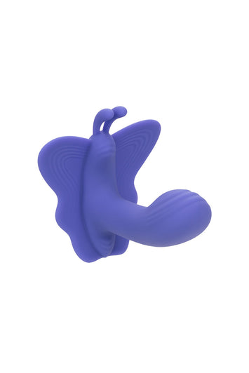 Cal Exotics - Connect - Venus Butterfly Wearable Vibrator With App Control - Blue - Stag Shop