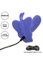 Cal Exotics - Connect - Venus Butterfly Wearable Vibrator With App Control - Blue - Stag Shop