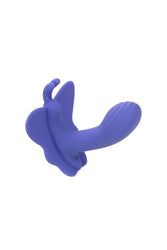 Cal Exotics - Connect - Venus Butterfly Wearable Vibrator With App Control - Blue - Stag Shop