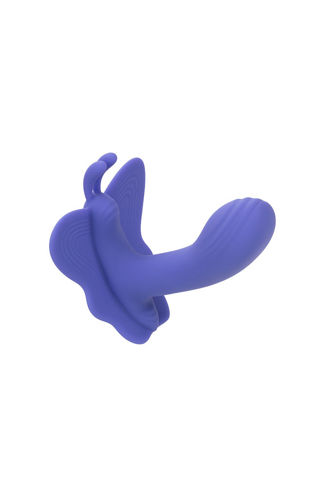 Cal Exotics - Connect - Venus Butterfly Wearable Vibrator With App Control - Blue - Stag Shop