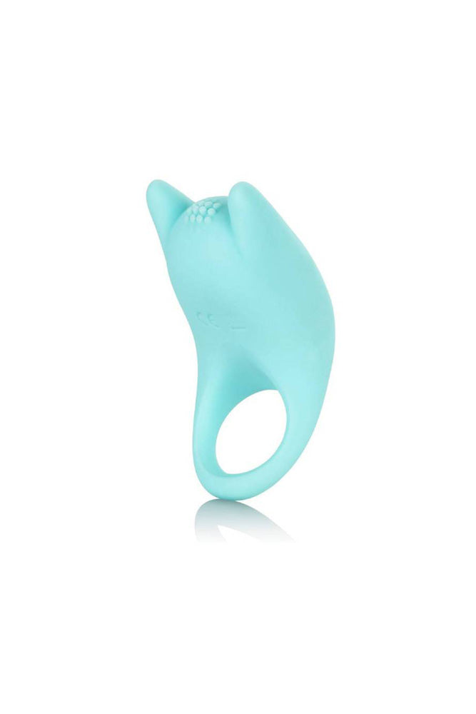 Cal Exotics - Couples Enhancer - Dual Exciter Cock Ring - Aqua - Stag Shop