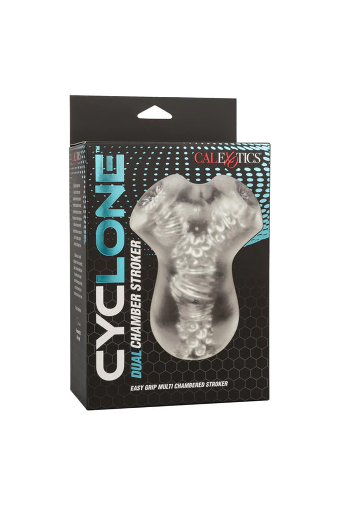 Cal Exotics - Cyclone Dual Chamber Stroker - Clear - Stag Shop