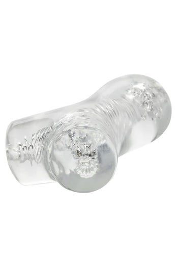 Cal Exotics - Cyclone Dual Chamber Stroker - Clear - Stag Shop