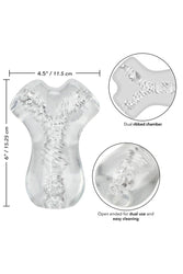 Cal Exotics - Cyclone Dual Chamber Stroker - Clear - Stag Shop