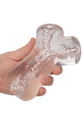 Cal Exotics - Cyclone Dual Chamber Stroker - Clear - Stag Shop