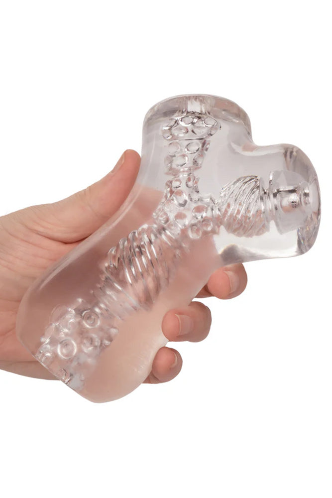 Cal Exotics - Cyclone Dual Chamber Stroker - Clear - Stag Shop