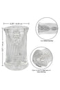 Cal Exotics - Cyclone Triple Chamber Stroker - Clear - Stag Shop