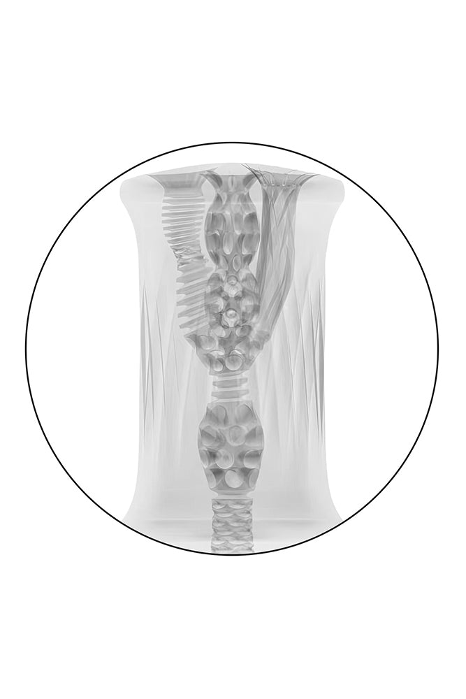 Cal Exotics - Cyclone Triple Chamber Stroker - Clear - Stag Shop