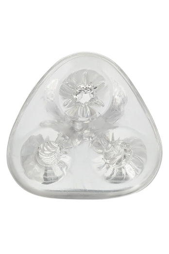 Cal Exotics - Cyclone Triple Chamber Stroker - Clear - Stag Shop