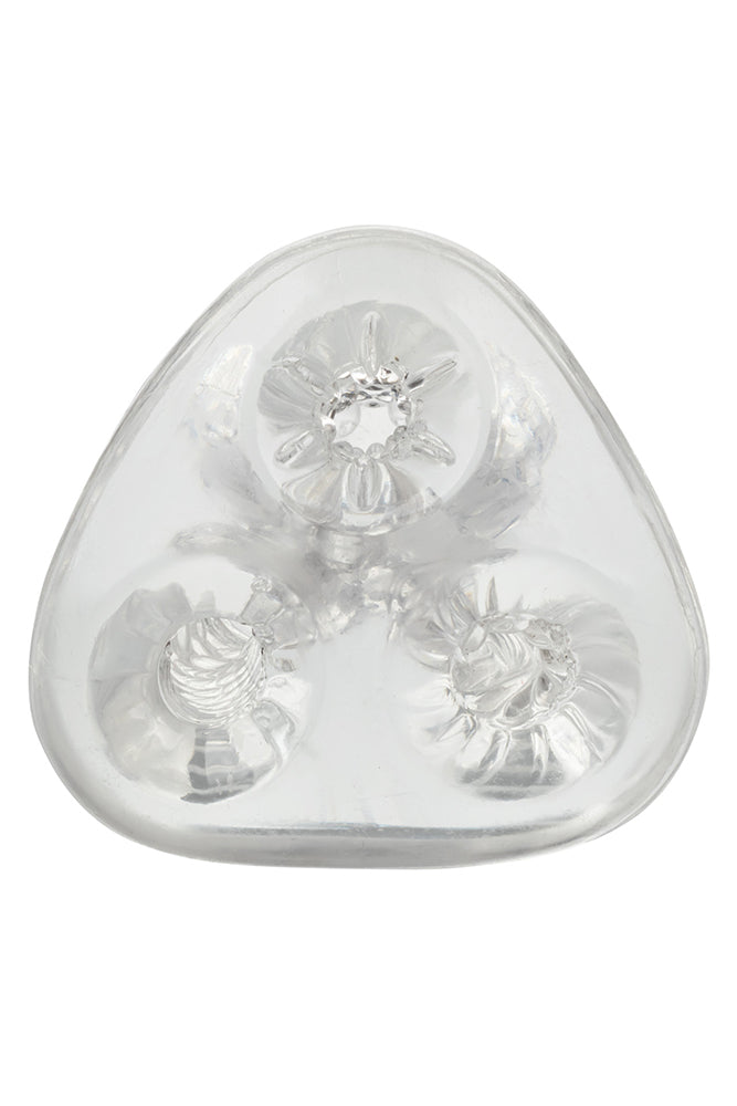 Cal Exotics - Cyclone Triple Chamber Stroker - Clear - Stag Shop