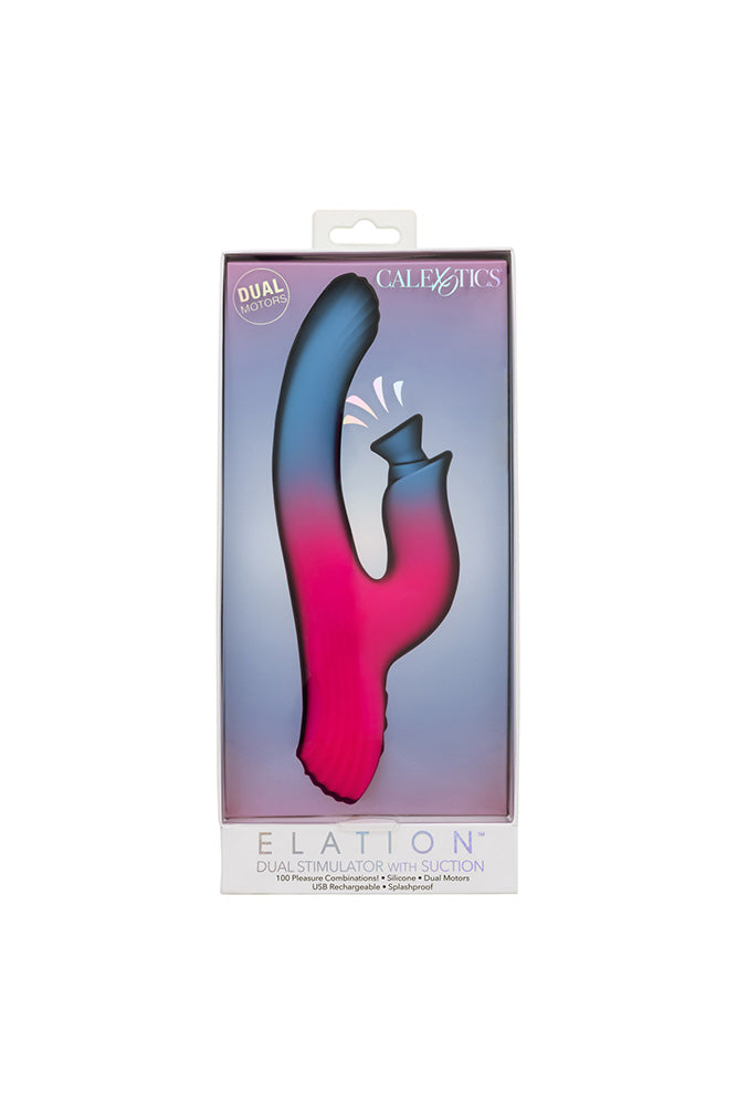 Cal Exotics - Elation - Dual Stimulator with Suction - Stag Shop