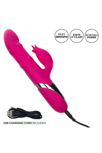 Cal Exotics - Enchanted Embrace Rabbit Vibrator - Pink - Stag Shop
