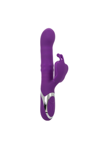 Thumbnail for Cal Exotics - Enchanted Flutter Thrusting Dual Vibrator With Rotating Beads - Stag Shop