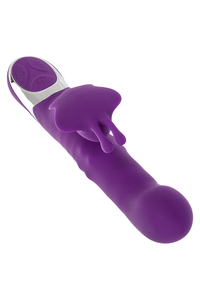 Thumbnail for Cal Exotics - Enchanted Flutter Thrusting Dual Vibrator With Rotating Beads - Stag Shop
