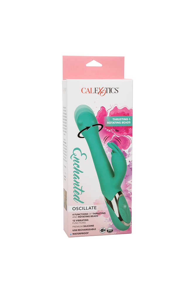 Cal Exotics - Enchanted - Oscillate Trusting Rabbit Vibrator With Rotating Beads - Stag Shop