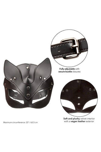 Cal Exotics - Euphoria Collection - Cat Mask - Black - Stag Shop