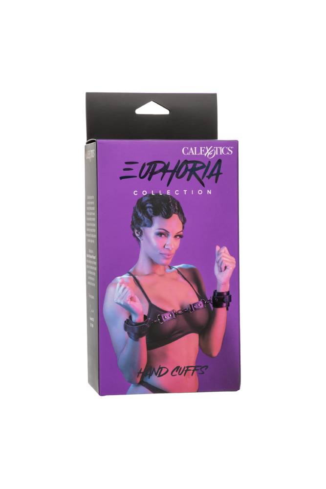 Cal Exotics - Euphoria Collection - Hand Cuffs - Black - Stag Shop