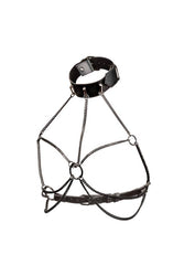 Cal Exotics - Euphoria Collection - Multi Chain Collar Harness - Black - Stag Shop