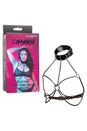 Cal Exotics - Euphoria Collection - Multi Chain Collar Harness - Plus Size - Black - Stag Shop