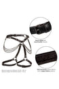 Cal Exotics - Euphoria Collection - Multi Chain Thigh Harness - Plus Size - Black - Stag Shop
