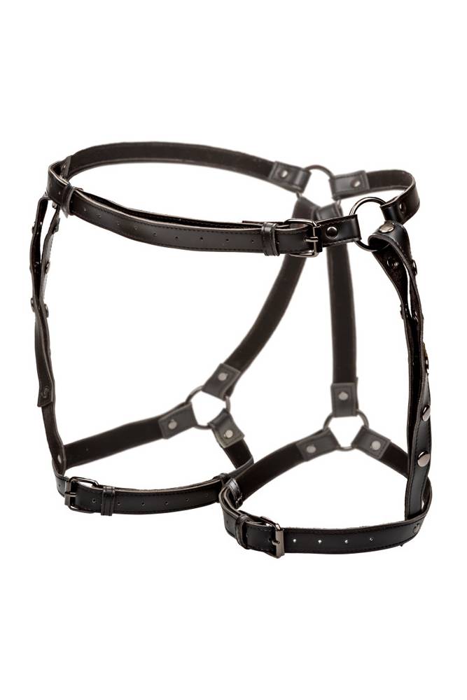 Cal Exotics - Euphoria Collection - Riding Thigh Harness - Plus Size - Black - Stag Shop