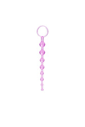 Cal Exotics - First Time - Love Anal Beads - Purple - Stag Shop