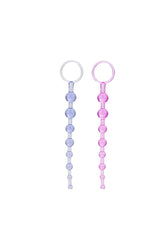 Cal Exotics - First Time - Love Anal Beads - Purple - Stag Shop