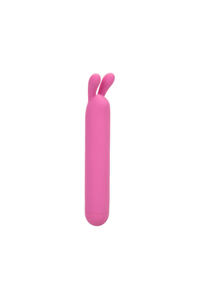 Cal Exotics - First Time - Rechargeable Flicker Bunny Ear Clitoral Vibrator - Stag Shop