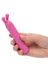 Cal Exotics - First Time - Rechargeable Flicker Bunny Ear Clitoral Vibrator - Stag Shop