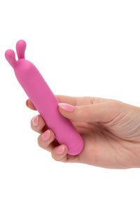 Thumbnail for Cal Exotics - First Time - Rechargeable Flicker Bunny Ear Clitoral Vibrator - Stag Shop