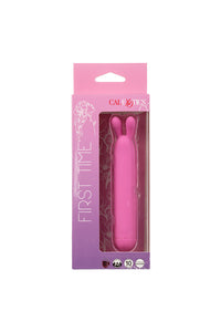 Thumbnail for Cal Exotics - First Time - Rechargeable Flicker Bunny Ear Clitoral Vibrator - Stag Shop