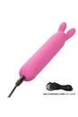 Cal Exotics - First Time - Rechargeable Flicker Bunny Ear Clitoral Vibrator - Stag Shop