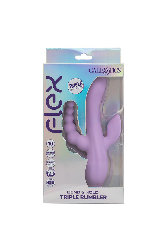 Cal Exotics - Flex - Bend & Hold Triple Rumbler - Stag Shop