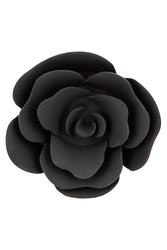 Cal Exotics - Forbidden - Large Rose Silicone Anal Plug - Black - Stag Shop