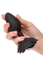 Cal Exotics - Forbidden - Large Rose Silicone Anal Plug - Black - Stag Shop