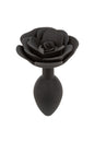 Cal Exotics - Forbidden - Large Rose Silicone Anal Plug - Black - Stag Shop