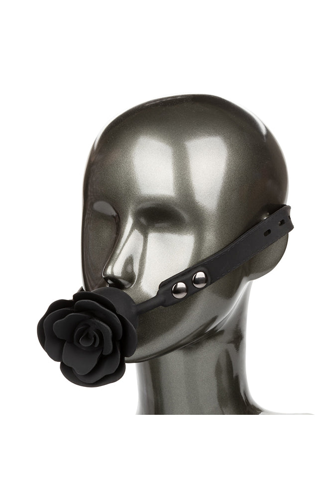 Cal Exotics - Forbidden - Removable Rose Gag - Black - Stag Shop