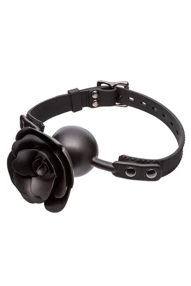 Cal Exotics - Forbidden - Removable Rose Gag - Black - Stag Shop