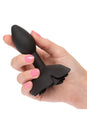 Cal Exotics - Forbidden - Small Rose Silicone Anal Plug - Black - Stag Shop
