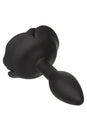 Cal Exotics - Forbidden - Small Rose Silicone Anal Plug - Black - Stag Shop