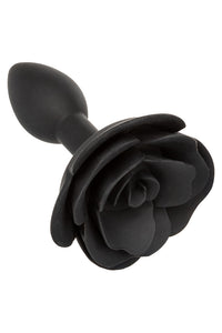 Thumbnail for Cal Exotics - Forbidden - Small Rose Silicone Anal Plug - Black - Stag Shop